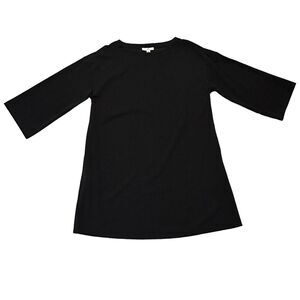 H by Halston Elegant Black Long Sleeve Dress